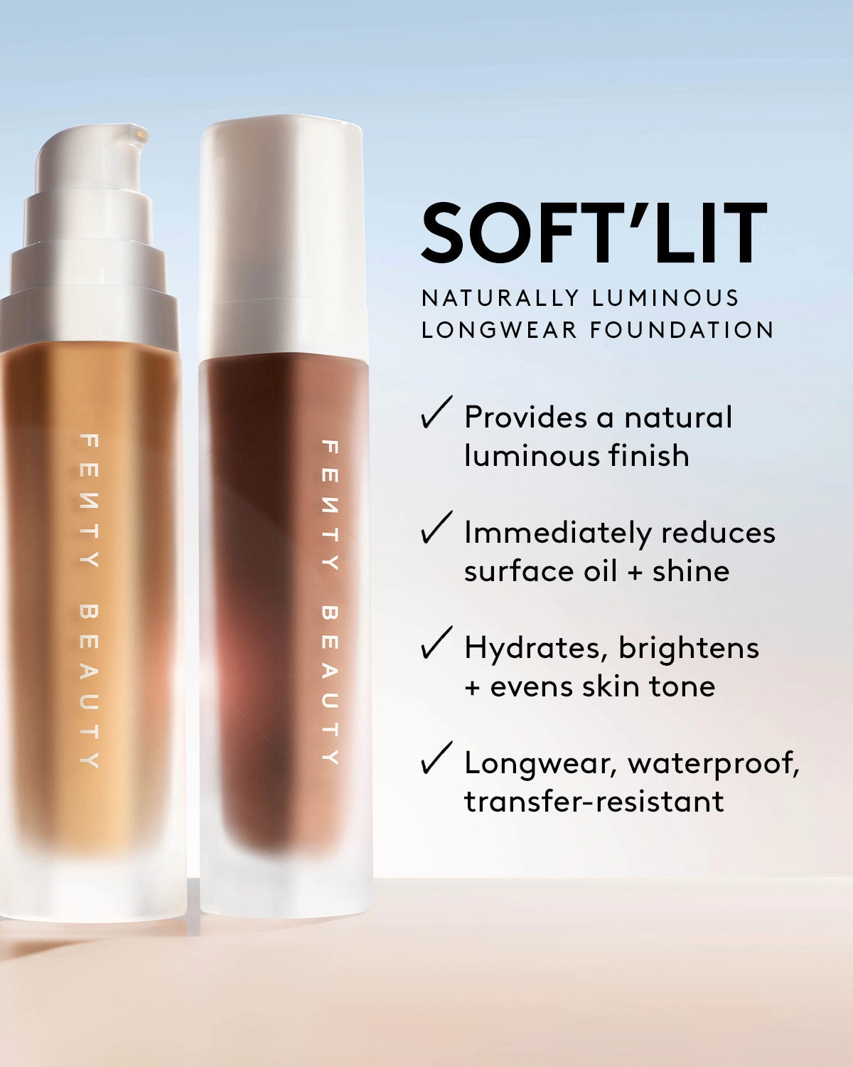Soft'lit Naturally Luminous Longwear Foundation — 290