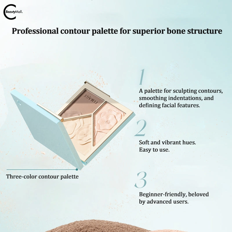 TIMAGE 3 Color Cream Contour Concealer Palette