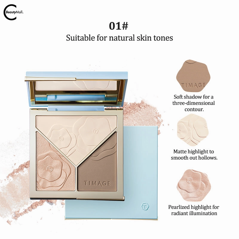 TIMAGE 3 Color Cream Contour Concealer Palette