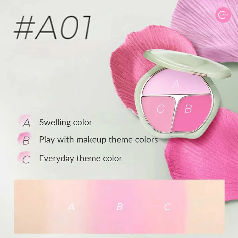 TIMAGE Trio Blush Palette
