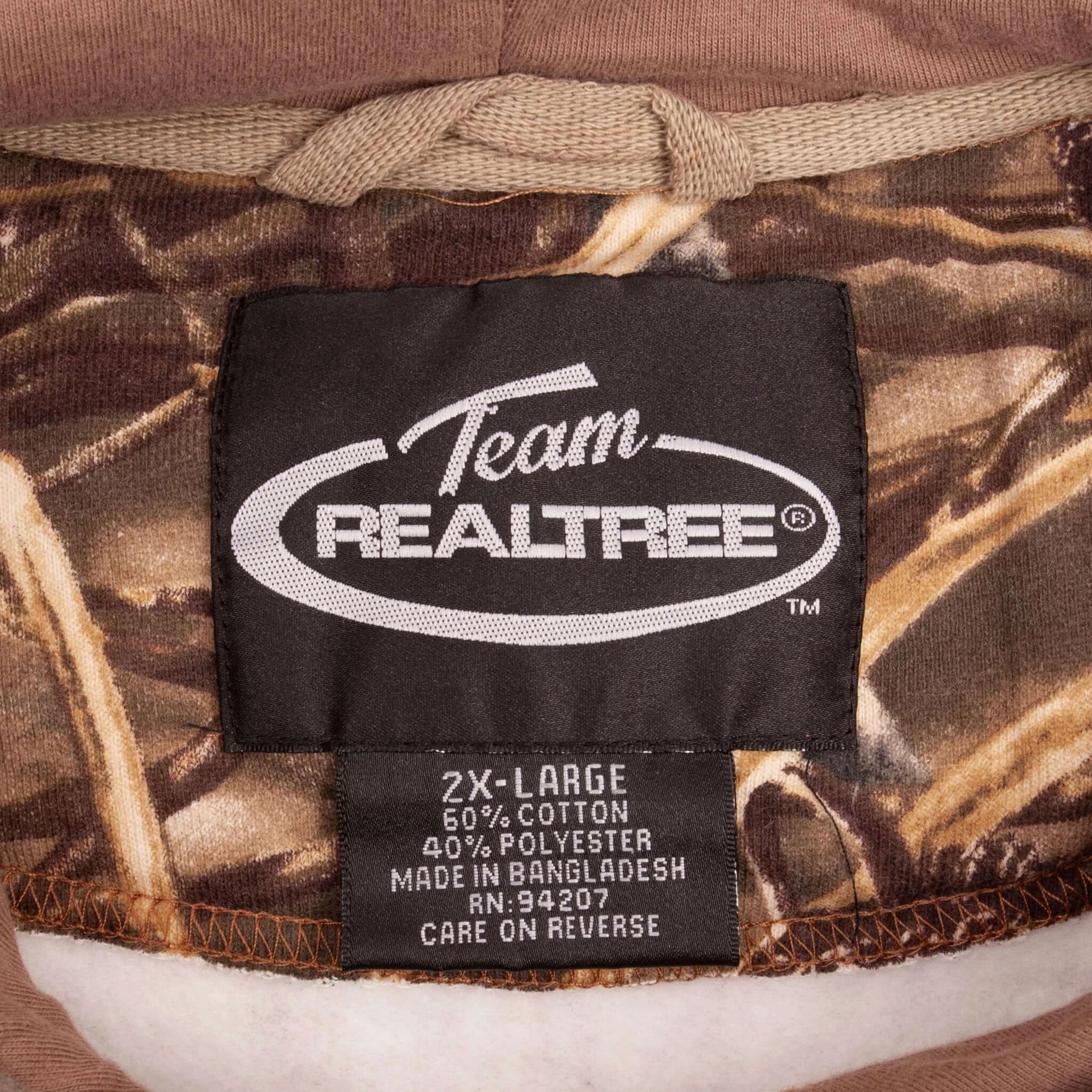 VINTAGE HUNTING REALTREE ADVANTAGE MAX 4 HD CAMO HOODIE SWEATSHIRT SIZE 2XL