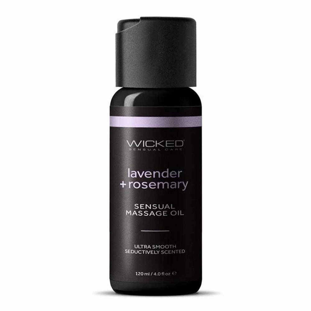 Wicked Lavender   Rosemary Sensual Vegan Massage Oil