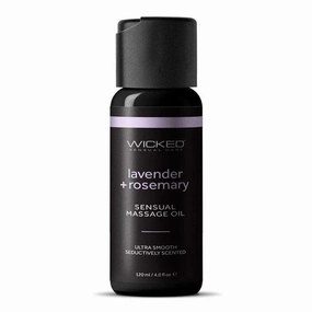 Wicked Lavender   Rosemary Sensual Vegan Massage Oil